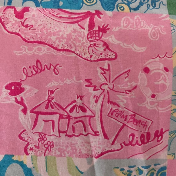 Lilly Pulitzer full length Halter hostess gown dress millennium patchwork RARE - Picture 12 of 14